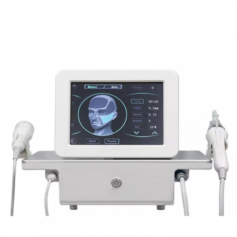 gold fractional rf microneedling machine for stretch mark acne wrinkle removal with cold hammer