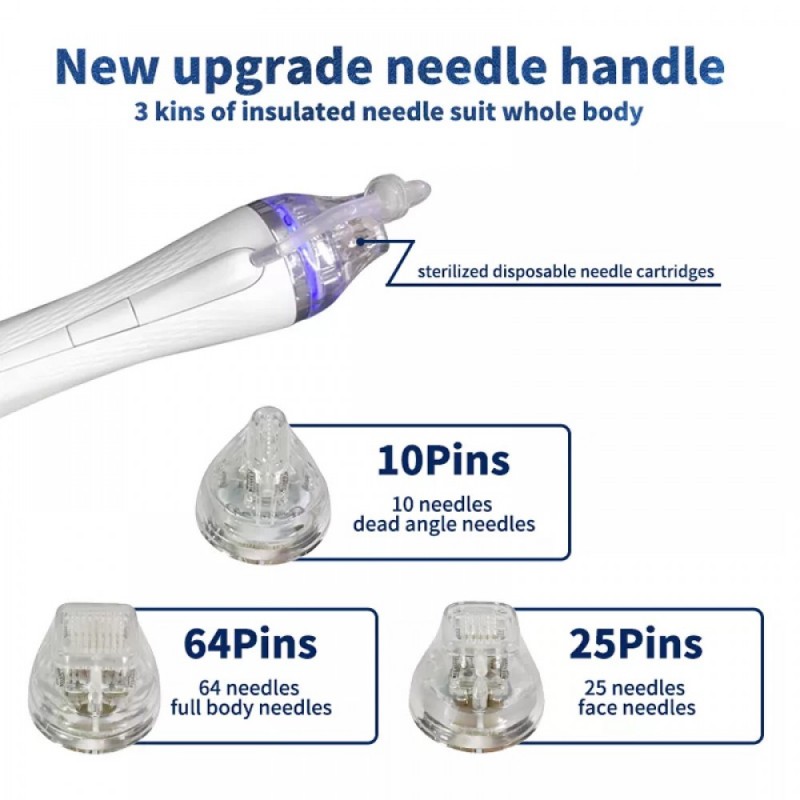 gold fractional rf microneedling machine for stretch mark acne wrinkle removal with cold hammer