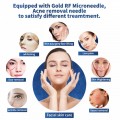gold fractional rf microneedling machine for stretch mark acne wrinkle removal with cold hammer