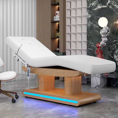 4 motor facial massage beauty bed, phisical therapy table