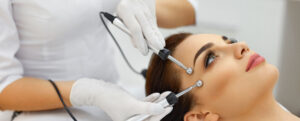 galvanic facial machine operating